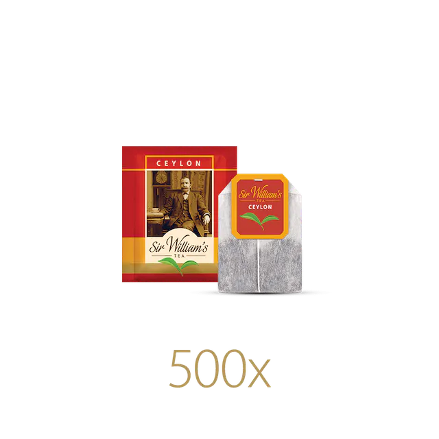 CZARNA HERBATA SIR WILLIAM’S TEA CEYLON 500 SASZETEK
