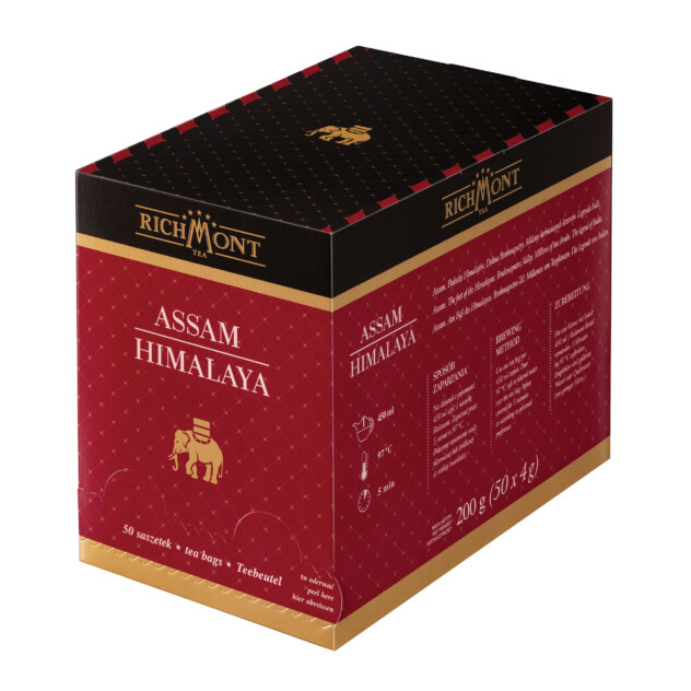 Herbata Czarna Richmont Assam Himalaya 50 Saszetek