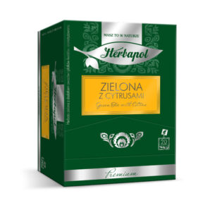 Herbata Herbapol Premium Zielona z Cytrusami 1,5g x 20 szt